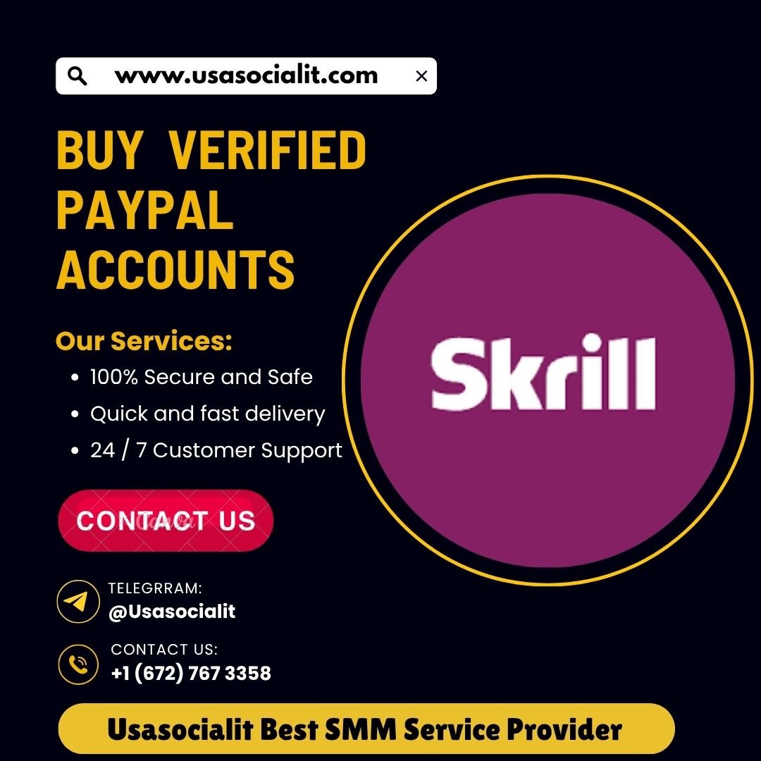 Buy Verified Skrill Accounts